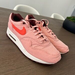Nike Air Max 1 PRM Corduroy Coral Stardust men’s us 13